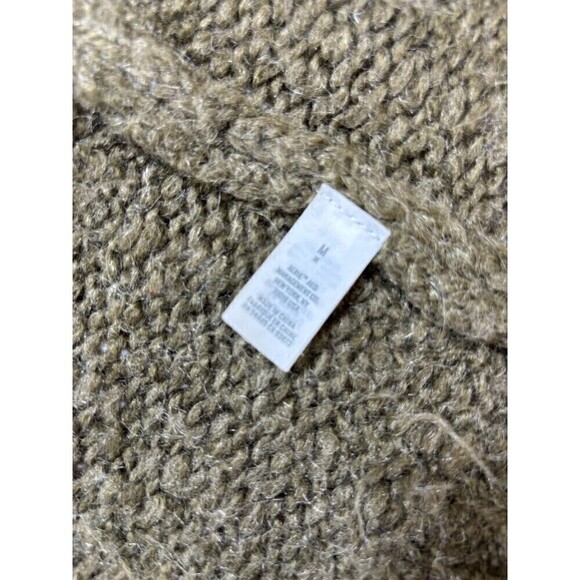 Aerie Chunky Cardigan Blue Green Medium Knit Boho Bohemian Wool Mohair Stripe - Picture 5 of 9